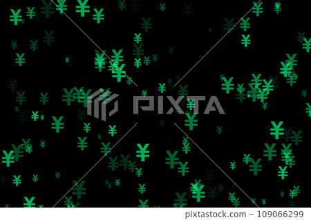 日元標記日元形狀彩色粒子CG背景壁紙 109066299