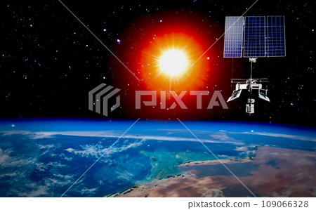 人造衛星繞地球運行 109066328