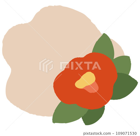 Simple camellia illustration 109071530