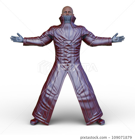 一個穿著長外套的男人 109071879