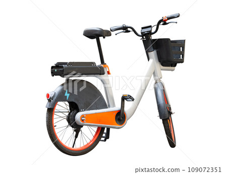 electric bike isolated 109072351