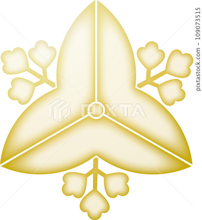 Family crest Mukai Hanazawa [Gold] 109073515