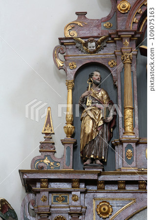 Saint Peter the Apostle, Basilica of St. Vitus in Ellwangen, Germany Saint Peter the Apostle, Basilica of St. Vitus in Ellwangen, Germany 109075163