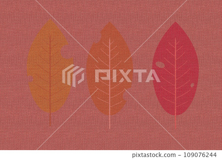 帶有枯葉圖案的簡單紡織品 109076244