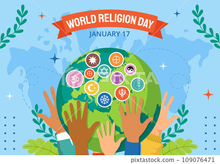 Religion Day Social Media Background Flat Cartoon Hand Drawn Templates Illustration Religion Day Social Media Background Flat Cartoon Hand Drawn Templates Illustration 109076471