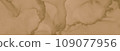 Abstract Coffee Paint. Grunge Brown Banner. Aged 109077956