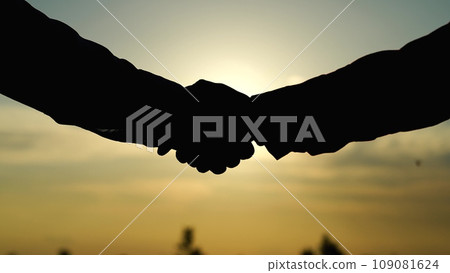 teamwork, shake hands with employer, consent symbol sign, professional manager shakes hands with employer sunset, make business deal silhouette, handshake silhouette, confederate accomplice team teamwork, shake hands with employer, consent symbol sign, professional manager shakes hands with employer sunset, make business deal silhouette, handshake silhouette, confederate accomplice team 109081624