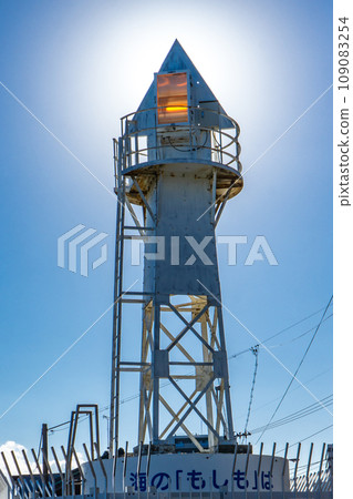 Shimonoseki guide light (front light) in Dannoura, Shimonoseki City, Yamaguchi Prefecture Shimonoseki guide light (front light) in Dannoura, Shimonoseki City, Yamaguchi Prefecture 109083254