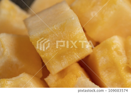 delicious soft and ripe food melon on the table 109083574