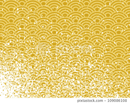 Rubbed Qinghai wave pattern background yellow Rubbed Qinghai wave pattern background yellow 109086108