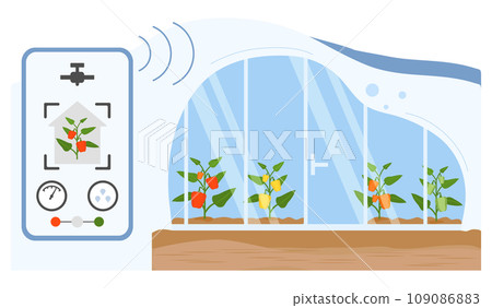 Smart greenhouse farming Agriculture Farm Robotics 109086883