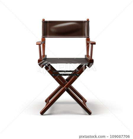 Director chair isolated on white background 109087706