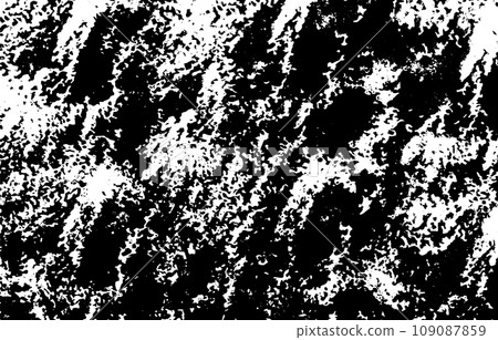 Vintage paper overlay featuring grain, scratches, and cracks old, distressed background effect. Flat vector illustration isolated 109087859