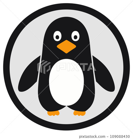 企鵝圖示黑色 109088430