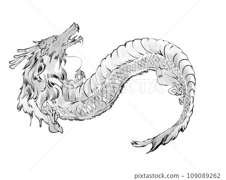 Cool dragon illustration Cool dragon illustration 109089262