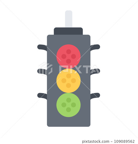 design vector image icons traffic light 109089562