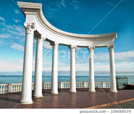 Ancient Greek columns Ancient Greek columns 109089579