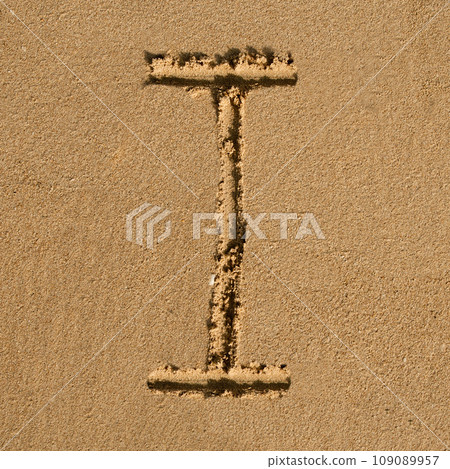 English sandy alphabet English sandy alphabet 109089957