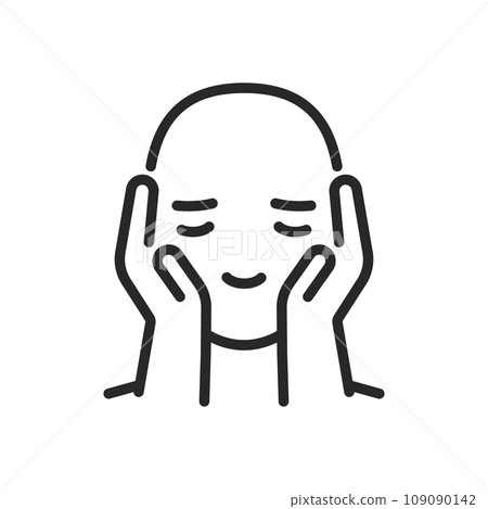 Self Awareness Icon. Vector Outline Editable Isolated Sign of a Joyful Person Hugging Themselves, Symbolizing Self-Love, Confidence, and a Strong Sense of Self-Awareness. Self Awareness Icon. Vector Outline Editable Isolated Sign of a Joyful Person Hugging Themselves, Symbolizing Self-Love, Confidence, and a Strong Sense of Self-Awareness. 109090142