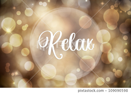 Golden Christmas Background With Bokeh and Text Relax Golden Christmas Background With Bokeh and Text Relax 109090598