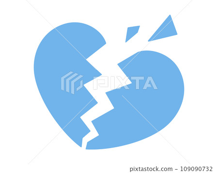 broken heart icon material broken heart icon material 109090732