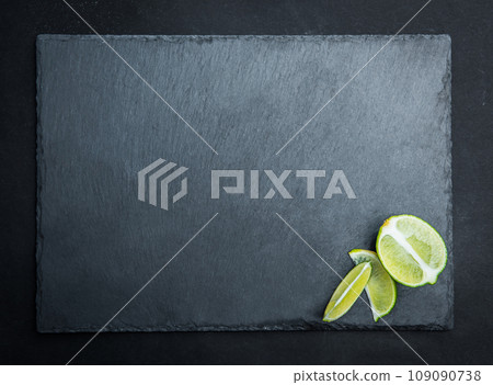 Gray textured board with laim 109090738