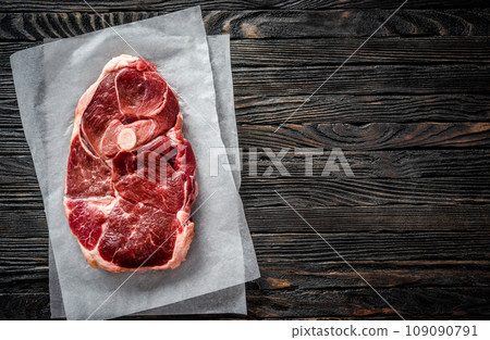 Piece of raw lamb meat Piece of raw lamb meat 109090791