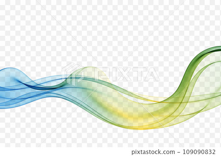 Colorful smooth wave lines, wave spectrum. Design element for technology, science, music or modern concept. Colorful smooth wave lines, wave spectrum. Design element for technology, science, music or modern concept. 109090832