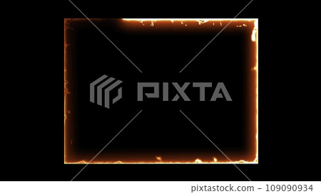 Abstract fire square 109090934