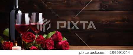 A Cozy Evening: Wine, Candlelight, and Romance 109091044