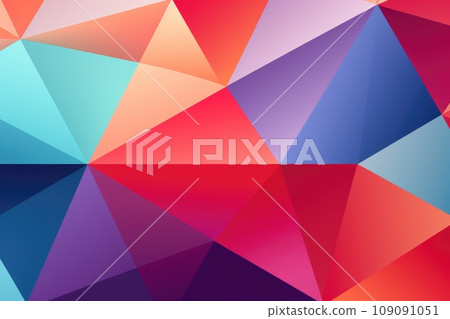A Vibrant Kaleidoscope of Colorful Triangular Shapes Creating a Mesmerizing Geometric Background A Vibrant Kaleidoscope of Colorful Triangular Shapes Creating a Mesmerizing Geometric Background 109091051