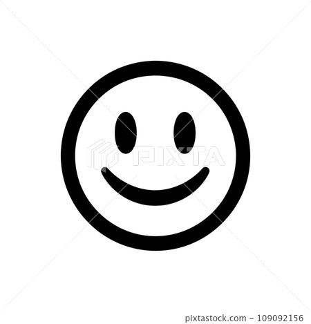 Smile icon - Simple Vector Illustration 109092156
