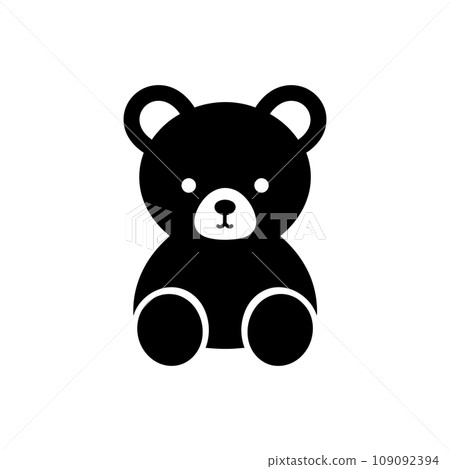 Teddy bear icon - Simple Vector Illustration 109092394