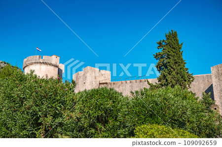Fort Bokar in the city of Dubrovnik in Croatia Fort Bokar in the city of Dubrovnik in Croatia 109092659