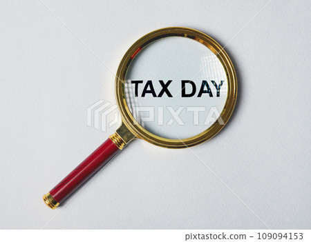 American Tax day memo, taxation declaration submitting reminder American Tax day memo, taxation declaration submitting reminder 109094153