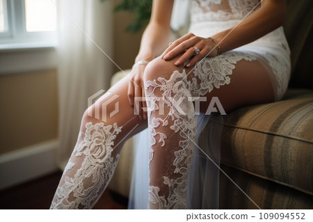 Bride's outfit under the wedding dress Bride's outfit under the wedding dress 109094552