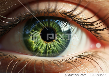 Green beautiful eye of young woman Green beautiful eye of young woman 109094553