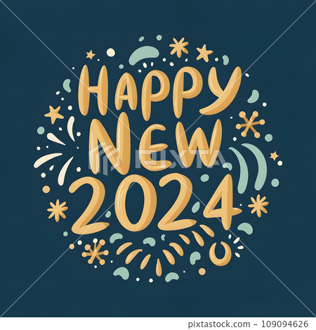 Happy New Year: Letterform Serenade Happy New Year: Letterform Serenade 109094626