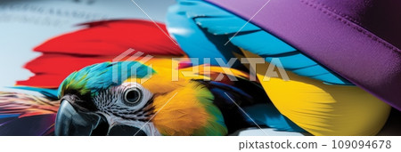 Bright exotic tropical bird parrot Bright exotic tropical bird parrot 109094678