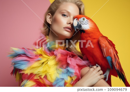 Exotic bird and high fashion 109094679