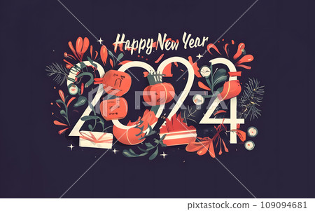 Whimsical Lettering, New Year's Euphoria Whimsical Lettering, New Year's Euphoria 109094681