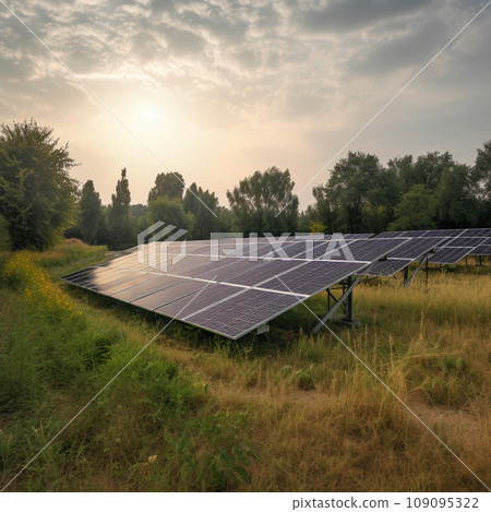 Generative ai illustration. Green energy. High quality illustration Generative ai illustration. Green energy. High quality illustration 109095322