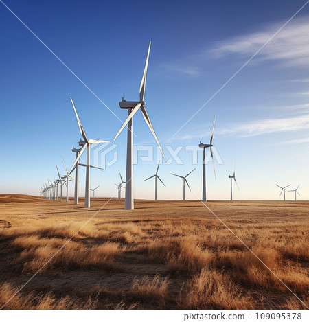 Generative ai illustration. Green energy. High quality illustration 109095378