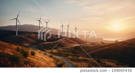 Generative ai illustration. Green energy. High quality illustration Generative ai illustration. Green energy. High quality illustration 109095438
