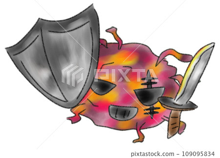 Illustration of tough germs Illustration of tough germs 109095834