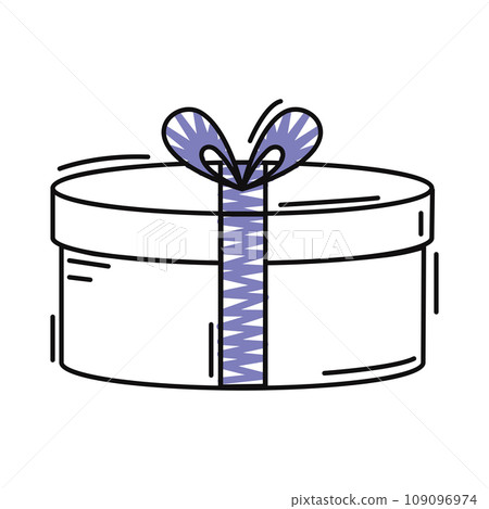 Christmas present icon Cartoon sketch style Vector Christmas present icon Cartoon sketch style Vector 109096974