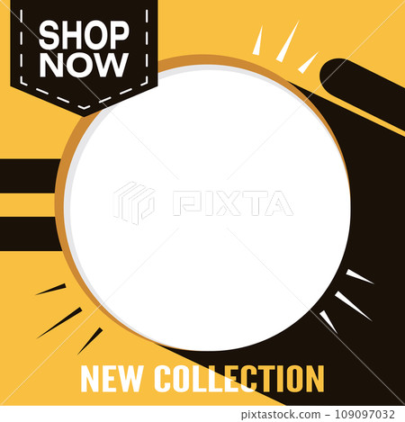 Colored sale social media template Vector 109097032