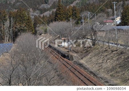 Aizu Railway Okawa Dam Koen Station 109098034