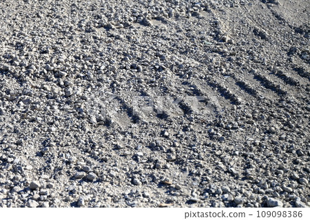 Crushed stone paving image 109098386
