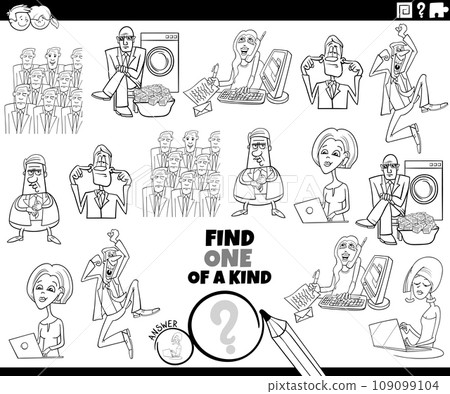 one of a kind game with business people coloring page one of a kind game with business people coloring page 109099104